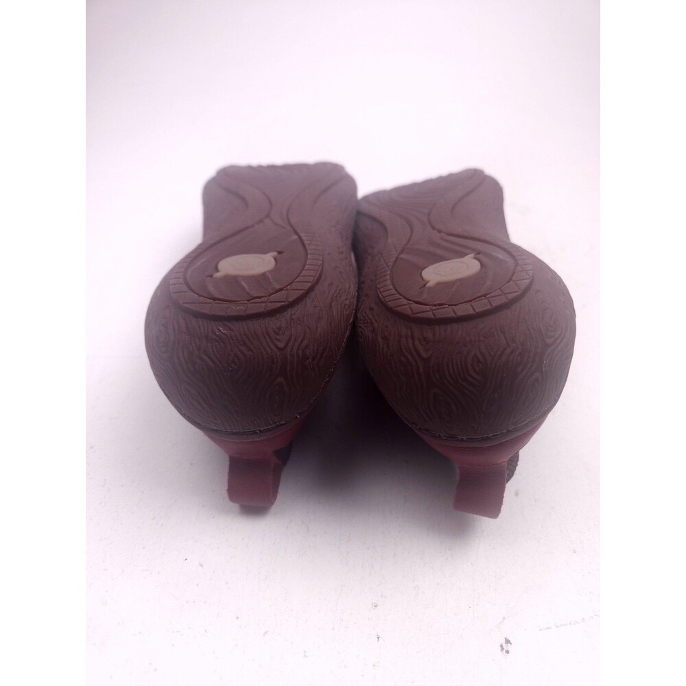 Born Althea D11605 Red Leather Woman's Shoes Size 9.5 M - Picture 9 of 10